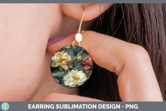 GorgeousFlowers 01 Pretty Round Earrings design.