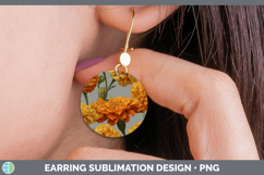 GorgeousFlowers 01 Pretty Round Earrings design.