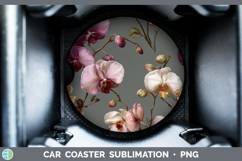 GorgeousFlowers 01 Pretty Car Coaster design.