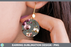 GorgeousFlowers 01 Pretty Round Earrings design.
