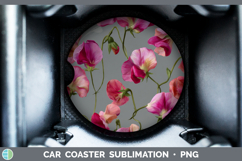GorgeousFlowers 01 Pretty Car Coaster design.
