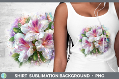 GorgeousFlowers 01 Rainbow Summer Shirt design.