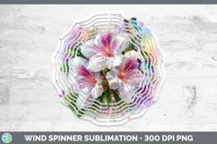 GorgeousFlowers 01 Rainbow Summer Wind Spinner design.