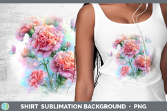 GorgeousFlowers 01 Rainbow Summer Shirt design.