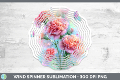 GorgeousFlowers 01 Rainbow Summer Wind Spinner design.