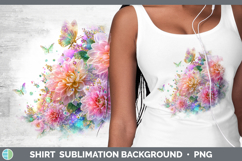 GorgeousFlowers 01 Rainbow Summer Shirt design.