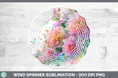GorgeousFlowers 01 Rainbow Summer Wind Spinner design.