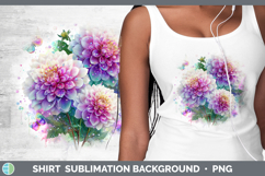 GorgeousFlowers 01 Rainbow Summer Shirt design.