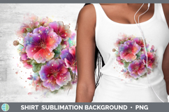 GorgeousFlowers 01 Rainbow Summer Shirt design.