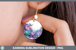 GorgeousFlowers 01 Rainbow Summer Round Earrings design.