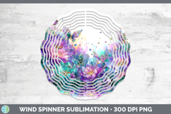 GorgeousFlowers 01 Rainbow Summer Wind Spinner design.