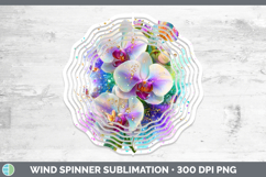 GorgeousFlowers 01 Rainbow Summer Wind Spinner design.