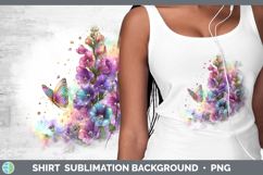 GorgeousFlowers 01 Rainbow Summer Shirt design.