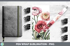 GorgeousFlowers 01 Pen Wrap design.