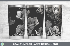 GorgeousFlowers 01 Seamless Laser 20oz Tumbler design.