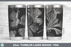 GorgeousFlowers 01 Seamless Laser 20oz Tumbler design.