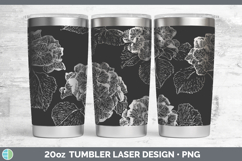 GorgeousFlowers 01 Seamless Laser 20oz Tumbler design.