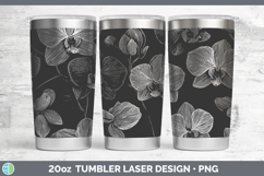 GorgeousFlowers 01 Seamless Laser 20oz Tumbler design.