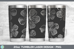 GorgeousFlowers 01 Seamless Laser 20oz Tumbler design.