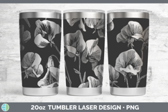 GorgeousFlowers 01 Seamless Laser 20oz Tumbler design.