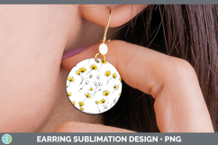 GorgeousFlowers 01 Simple Round Earrings design.