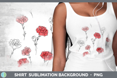 GorgeousFlowers 01 Simple Shirt design.