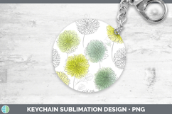 GorgeousFlowers 01 Simple Keychain design.