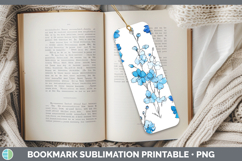 GorgeousFlowers 01 Simple Bookmark design.