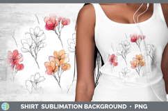 GorgeousFlowers 01 Simple Shirt design.