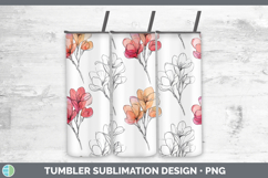 GorgeousFlowers 01 Simple Tumbler design.