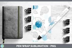 GorgeousFlowers 01 Simple Pen Wrap design.