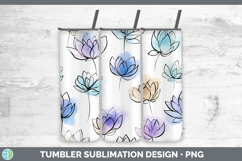 GorgeousFlowers 01 Simple Tumbler design.