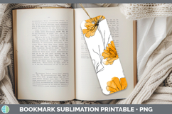 GorgeousFlowers 01 Simple Bookmark design.