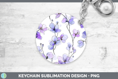 GorgeousFlowers 01 Simple Keychain design.