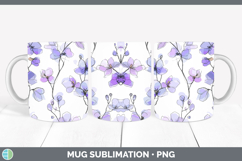 GorgeousFlowers 01 Simple Mug Wrap design.