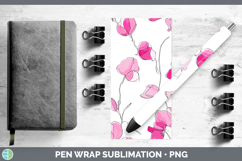 GorgeousFlowers 01 Simple Pen Wrap design.