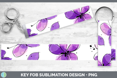 GorgeousFlowers 01 Simple Key Fob design.