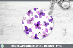 GorgeousFlowers 01 Simple Keychain design.