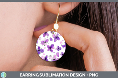 GorgeousFlowers 01 Simple Round Earrings design.