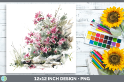 GorgeousFlowers 01 Sketch Paper Backgrounds design.