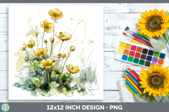 GorgeousFlowers 01 Sketch Paper Backgrounds design.