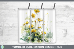 GorgeousFlowers 01 Sketch Tumbler design.