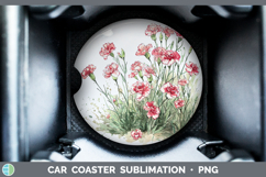 GorgeousFlowers 01 Sketch Car Coaster design.