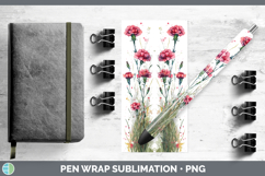 GorgeousFlowers 01 Sketch Pen Wrap design.