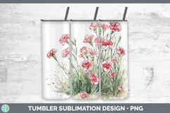 GorgeousFlowers 01 Sketch Tumbler design.