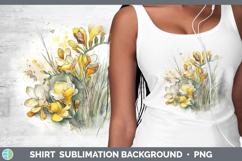 GorgeousFlowers 01 Sketch Shirt design.