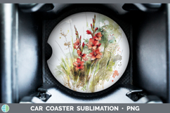 GorgeousFlowers 01 Sketch Car Coaster design.