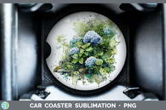 GorgeousFlowers 01 Sketch Car Coaster design.