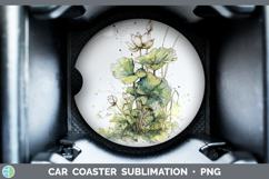 GorgeousFlowers 01 Sketch Car Coaster design.