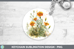 GorgeousFlowers 01 Sketch Keychain design.